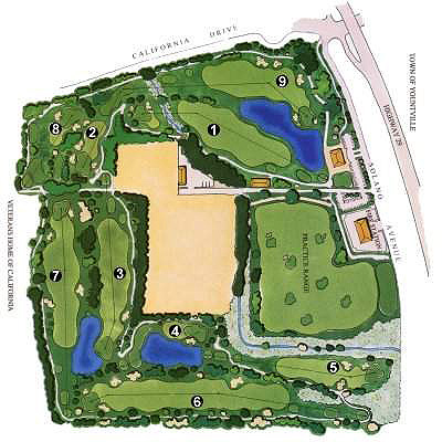 View of Golf Course map
